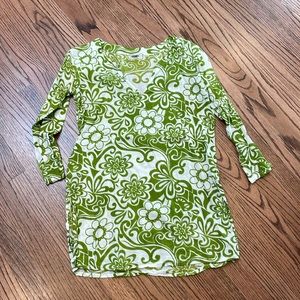 Green tunic. Size M